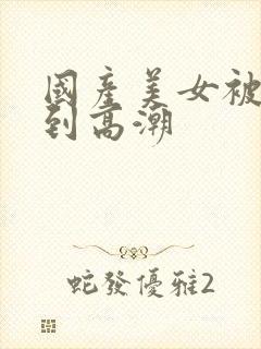 国产美女被狂操到高潮