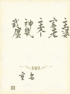 武神主宰主角秦尘几个老婆