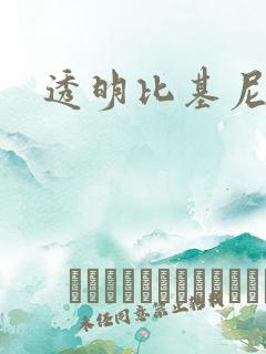 透明比基尼美女