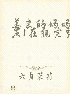 善良的妈妈的朋友1在观完整有限中字