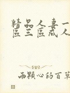 精品人妻一区二区三区成人网