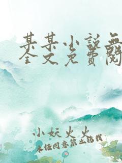 某某小说无弹窗全文免费阅读