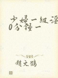 少妇一级淫片60分钟一