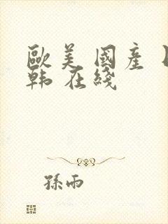 欧美 国产 日韩 在线