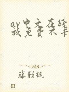 av中文在线播放免费不卡