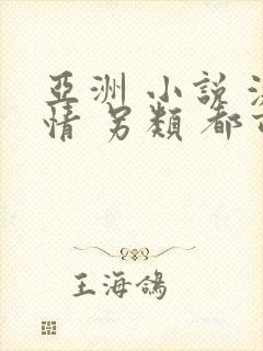 亚洲 小说 激情 另类 都市