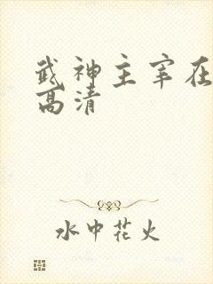 武神主宰在线看高清
