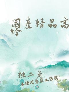 国产精品高潮呻吟