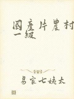 国产片农村妇女一级