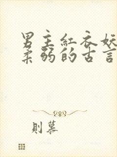 男主红衣妖孽装柔弱的古言