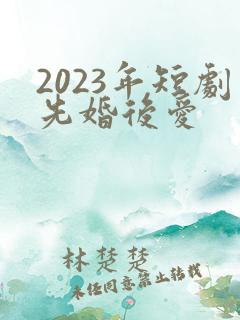 2023年短剧先婚后爱