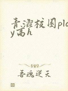 青涩校园play高h