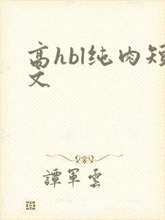 高hbl纯肉短文