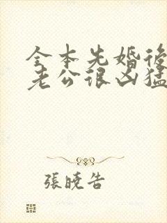 全本先婚后爱:老公很凶猛