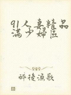 91人妻精品丰满少妇区