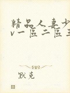 精品人妻少妇av一区二区三区