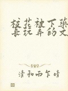 校花被下药被校长玩弄的文