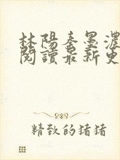 林阳秦墨浓免费阅读最新更新