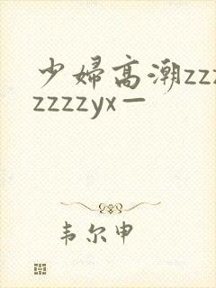 少妇高潮zzzzzzzyx—