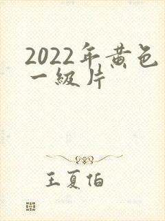 2022年黄色一级片