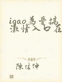 igao为爱搞激情入口在线