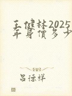 王健林2025年身价多少亿