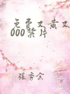 免费又黄又爽1000禁片