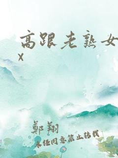 高跟老熟女ⅹxx