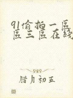 91偷拍一区二区三区在线看