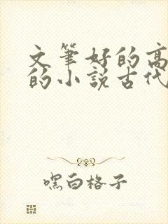 文笔好的高质量的小说古代言情推荐
