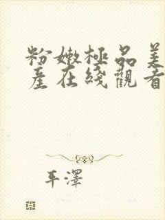 粉嫩极品美女国产在线观看