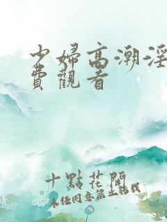 少妇高潮淫片免费观看