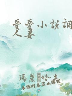 爱爱小说调教日人妻