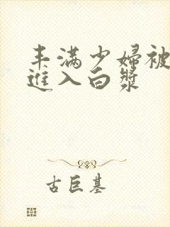 丰满少妇被猛烈进入白浆