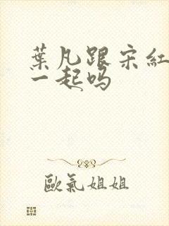 叶凡跟宋红颜在一起吗