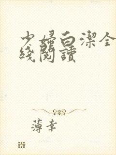 少妇白洁全集在线阅读