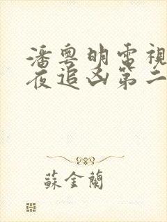 潘粤明电视剧白夜追凶第二季