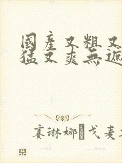 国产又粗又长又猛又爽无遮挡