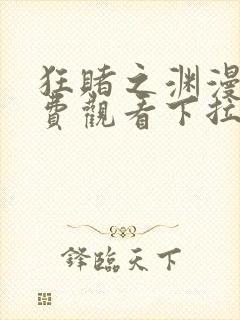 狂赌之渊漫画免费观看下拉式