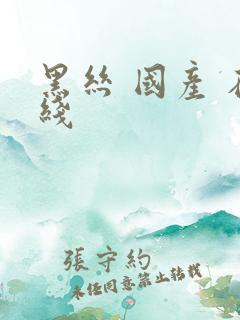 黑丝 国产 在线