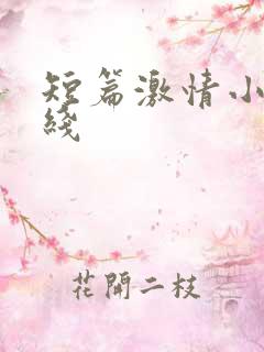 短篇激情小说在线