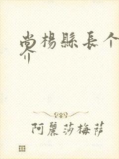 尚杨县长个人简介