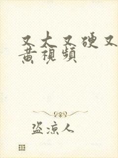 又大又硬又爽又黄视频