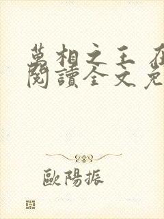 万相之王 在线阅读全文免费