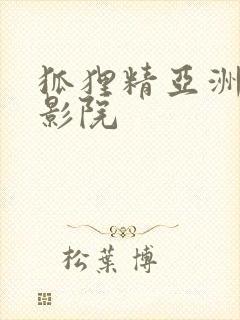 狐狸精亚洲av影院