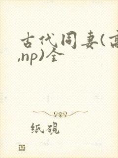 古代同妻(高h,np)全