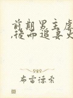 前期男主虐女主,后面追妻火葬场