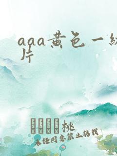 aaa黄色一级片