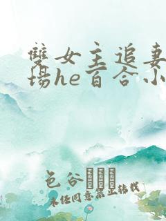 双女主追妻火葬场he百合小说