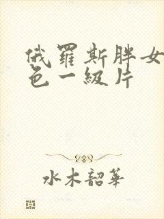 俄罗斯胖女人黄色一级片